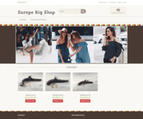 Europebigshop.com(Europe Big Shop) Screenshot