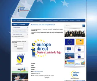 Europedirect-Oeste.pt(Europe Direct Oeste) Screenshot