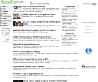 Europefront.com(Europe News Network) Screenshot