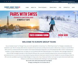 Europegrouptours.in(Europe Tour Packages) Screenshot