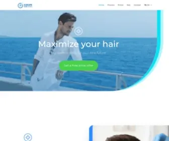 Europehairclinic.com(Europe Hair Clinic) Screenshot