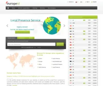 Europeid.com(Global Domain Registrar) Screenshot