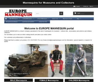 Europemannequin.com(Mannequins pour Musées) Screenshot