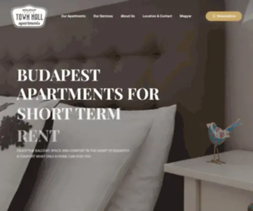 Europenethotels.com(Budapest apartments for short term rent) Screenshot