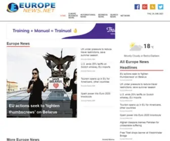 Europenews.net(Europe News) Screenshot