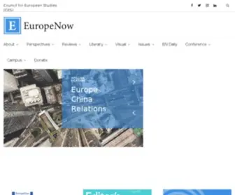 Europenowjournal.org(A journal of research & art) Screenshot