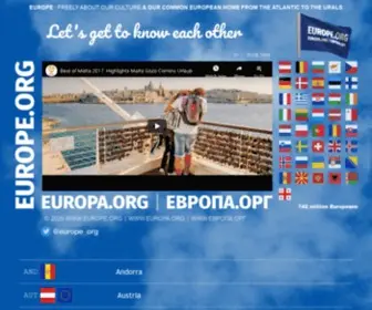 Europe.org(ЕВРОПА.ОРГ) Screenshot