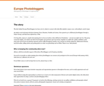 Europephotobloggers.org(Europe Photobloggers) Screenshot