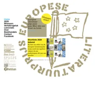 Europeseliteratuurprijs.nl(Europese Literatuurprijs) Screenshot