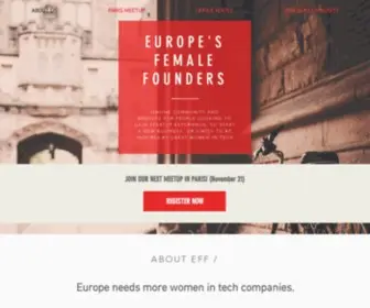 Europesfemalefounders.com(Mysite) Screenshot
