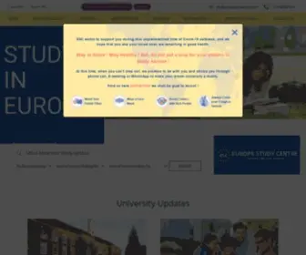 Europestudycentre.com(Study in Europe) Screenshot