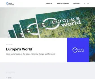 Europesworld.org(Europe's World) Screenshot