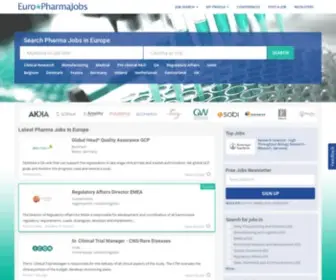 Europharmajobs.com(Pharma Jobs in Europe) Screenshot