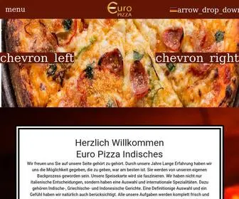 Europizzaindisches.de(Euro Pizza Indisches) Screenshot