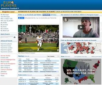 Europlayers.com(This site) Screenshot