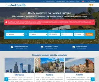 Europodroze.pl(Bilety na pociąg) Screenshot