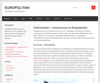 Europolitan.de(Das europäische Nachrichtenportal) Screenshot