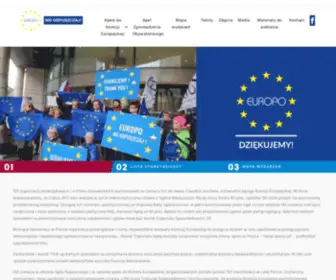 Europonieodpuszczaj.pl(Europo, nie odpuszczaj! – Europejskie sądy to również nasze sądy) Screenshot
