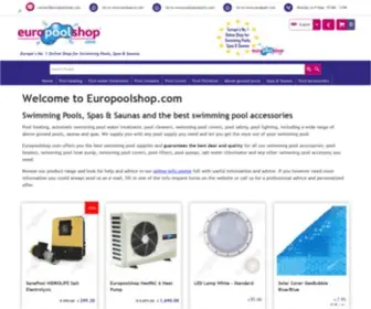 Europoolshop.com(Swimming Pools) Screenshot