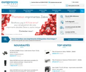 Europrocess-Label.com(Expert en étiquetage et traçabilité) Screenshot