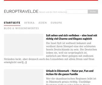 Europtravel.de(Startseite 1) Screenshot