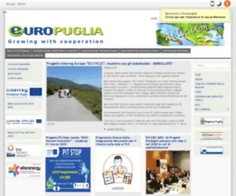 Europuglia.it(Regione Puglia) Screenshot