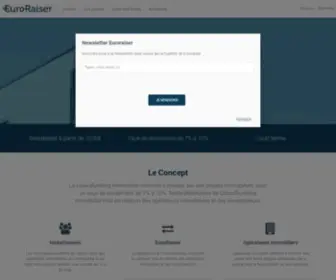 Euroraiser.com(Financement Participatif) Screenshot