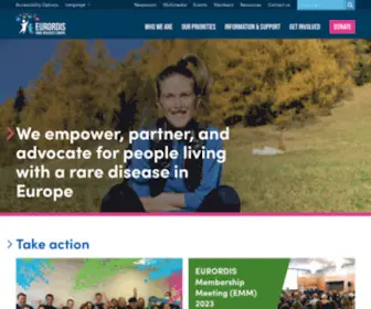 Eurordis.org(Home) Screenshot