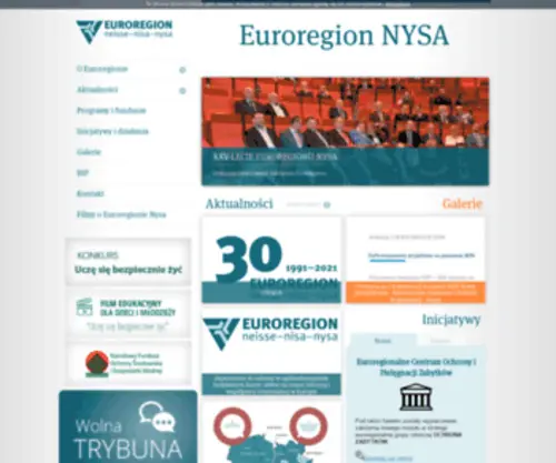 Euroregion-Nysa.eu(Has been registered) Screenshot