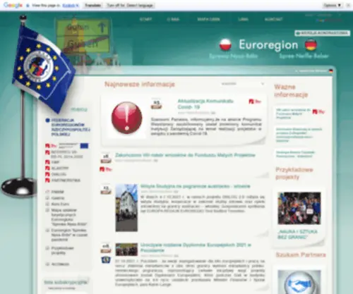 Euroregion-SNB.pl(Euroregion Sprewa) Screenshot