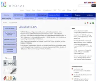 Eurosai.org(OpenCms) Screenshot