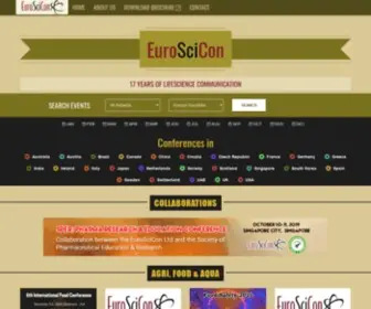 Euroscicon.com(EuroSciCon Conferences) Screenshot