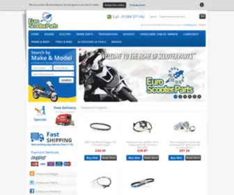 Euroscooterparts.co.uk(Home of scooter parts) Screenshot