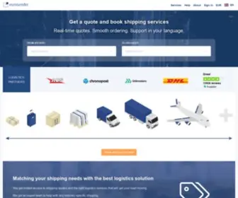 Eurosender.com(International Shipping & Logistics Services) Screenshot