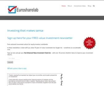 Eurosharelab.com(Home) Screenshot