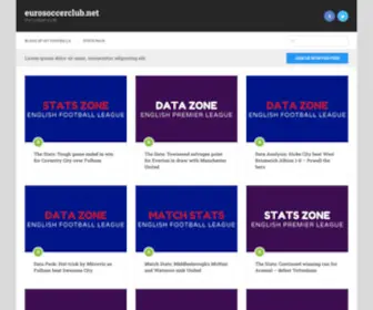 Eurosoccerclub.net(The football world) Screenshot