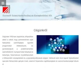 Eurosoft.org(Főoldal) Screenshot