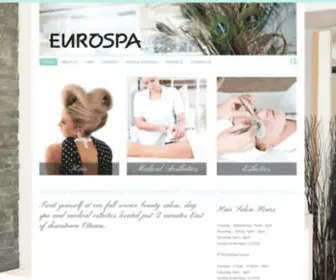 Eurospaottawa.ca(Bringing a touch of Europe to Ottawa) Screenshot