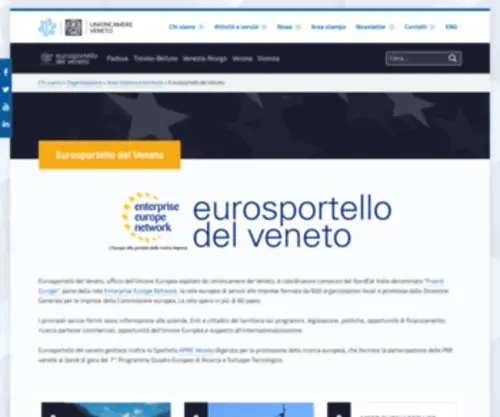Eurosportelloveneto.it(Eurosportello del Veneto) Screenshot