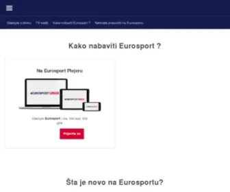 Eurosport.rs(Consumer Site) Screenshot