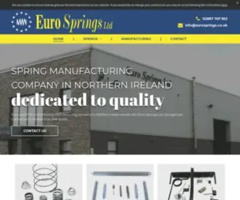 Eurosprings.co.uk(Spring production company) Screenshot