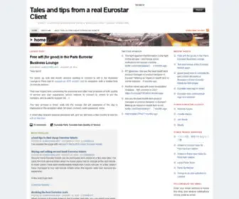 Eurostarclient.com(Tales and tips from a real Eurostar Client) Screenshot