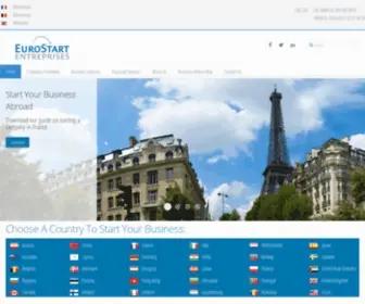 Eurostartentreprises.com(Company Formation France & Europe) Screenshot