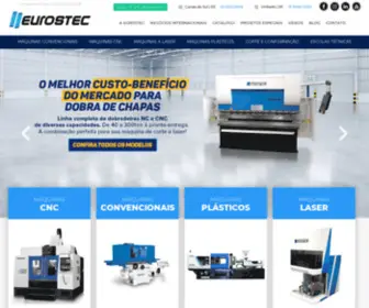 Eurostec.com.br(Máquinas Industriais) Screenshot