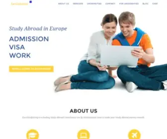 Eurostudygroup.eu(Study Abroad in Europe Consultant) Screenshot