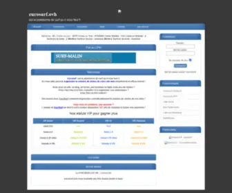 Eurosurf.ovh(Est la plateforme de surf qu il vous faut) Screenshot