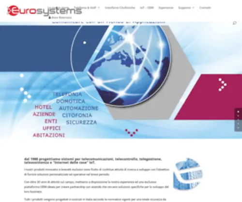 Eurosystems.it(Sistemi integrati telefonia IoT telecontrollo) Screenshot