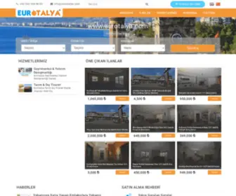 Eurotalya.com(Ücretsiz Gayrimenkul İlan Sitesi) Screenshot