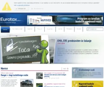 Eurotax.si(Domača) Screenshot