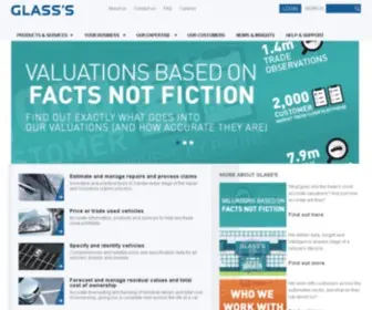 Eurotaxglass.co.uk(Glass's Information Services) Screenshot
